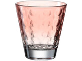 Leonardo Trinkglas Optic Pastell 215 ml, 6 Stück, Rot